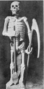 lo scheletro di Ankou